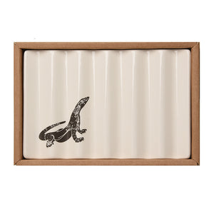 Soap Dish with Goanna