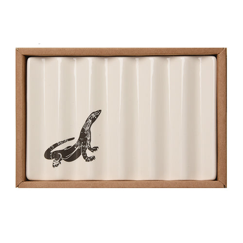 Soap Dish with Goanna
