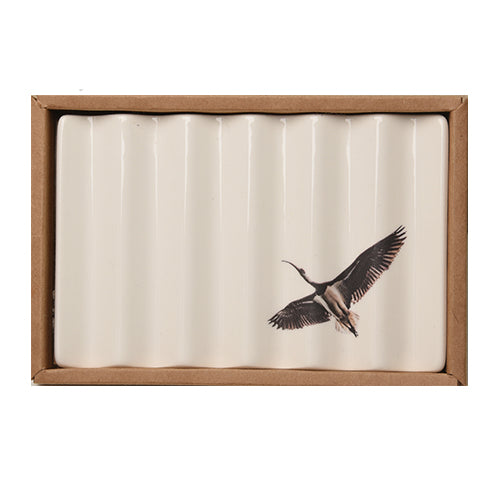 Soap Dish with Ibis