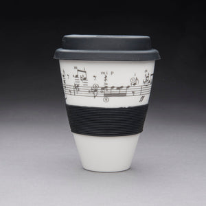 Porcelain Travel Cup - Classical Guitar
