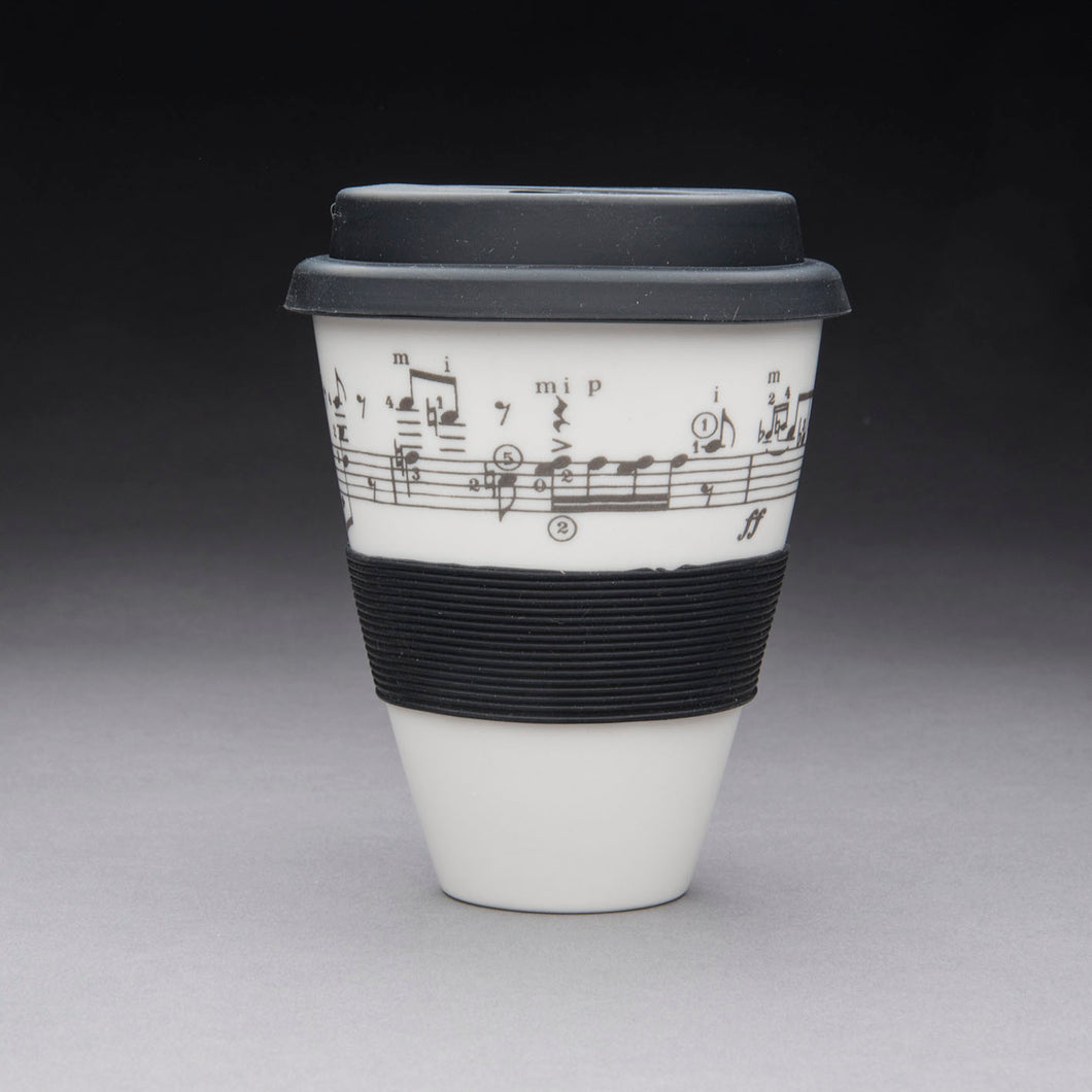 Porcelain Travel Cup - Classical Guitar