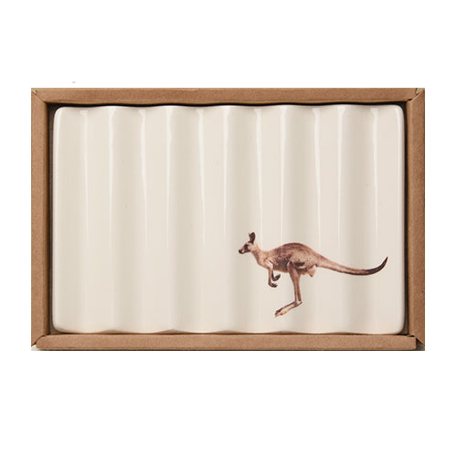 Soap Dish with Kangaroo
