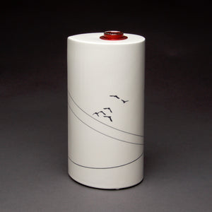 Power Lines & Cockatoos Table Vase