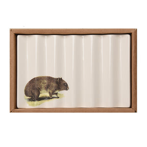 Soap Dish with Wombat